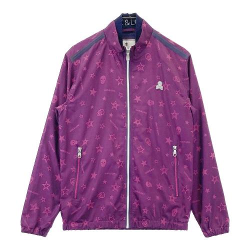 サイズ：46 MARK&LONA マークアンドロナ ×TOMMII LIM 裏メッシュ 長袖ジャケット 総柄 グレー系 [240101388636] ゴルフウェア メンズ ストスト MARK&LONA マークアンドロナ ×TOMMII LIM 裏メッシュ 長袖