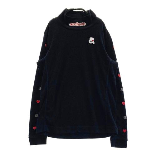 ARCHIVIO アルチビオ ハイネック 長袖Tシャツ レッド系 サイズ