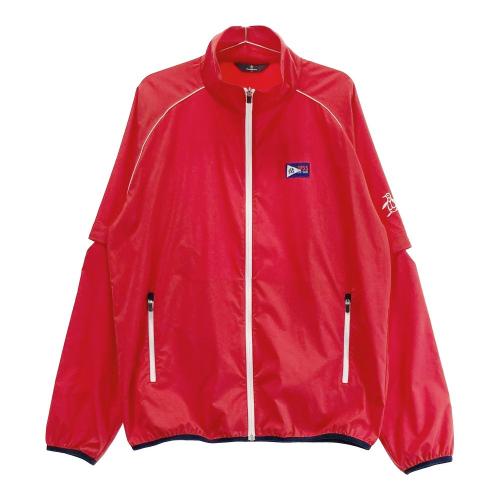 【マンシングウェア】美品 ジップジャケット 2way ネイビー 3L メンズ MUNSING WEAR マンシングウェア 2way ジップジャケット ブルー系