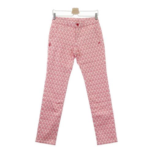 サイズ：1 MASTER BUNNY EDITION マスターバニーエディション  ストレッチパンツ 総柄 レッド系 [240101419957] ゴルフウェア レディース ストスト MASTER BUNNY EDITION マスターバニーエディション ストレッチ