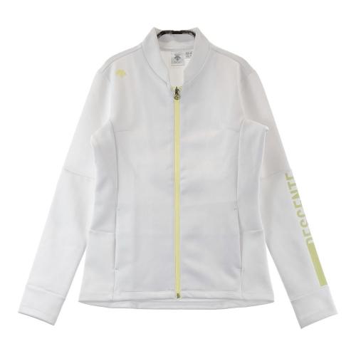 DESCENTE GOLF ジャケット Mサイズ ホワイト/ネイビー DESCENTE GOLF デサント レディース スキー ウェア上下セット