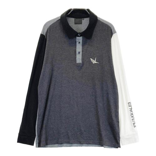 美品1piu1uguale3GOLFポロシャツ＆ショーツセットアップ/グレー系5