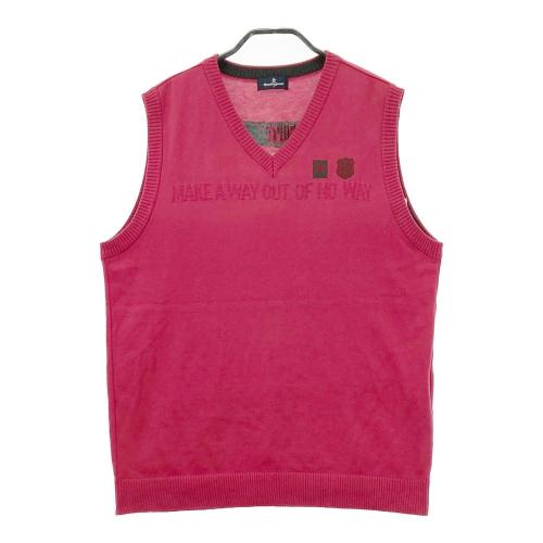 サイズ：M MUNSING WEAR マンシングウェア  ジップベスト  ネイビー系 [240101434080] ゴルフウェア メンズ ストスト サイズ：M MUNSING WEAR マンシングウェア ジップベスト