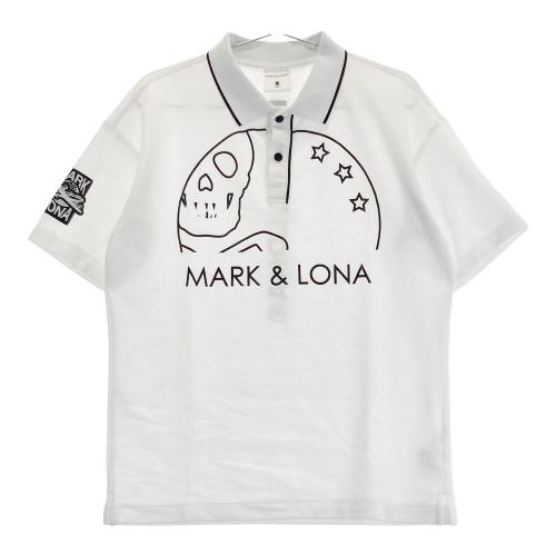 MARK&LONA マークアンドロナ 2023年モデル 半袖ポロシャツ ホワイト系 サイズ：46 ランク：B 【中古】ゴルフウェア ポロシャツ  中古ゴルフウェア通販サイトSTST(ストスト)