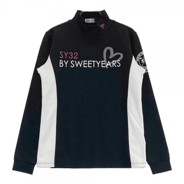サイズ：M SY32 BY SWEET YEARS GOLF エスワイサーティトゥ  ハイネック 長袖Tシャツ ベロア  グレー系 [240101366639] ゴルフウェア レディース ストスト サイズ：M SY32 BY SWEET YEARS GOLF エスワイサーティトゥ