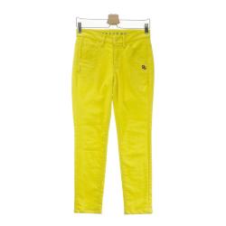 パーリーゲイツ　パンツ　ライムイエロー　色褪せ無し　3 S ストレッチ パーリーゲイツ パンツ ライムイエロー 色褪せ無し 3 S
