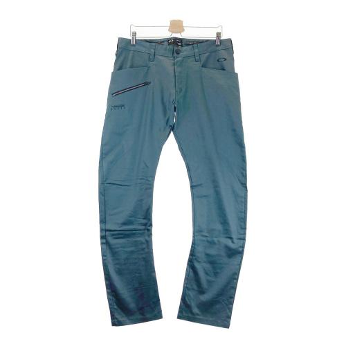 OAKLEY オークリー ジップ ナイロンジャケット 総柄 グリーン系 サイズ