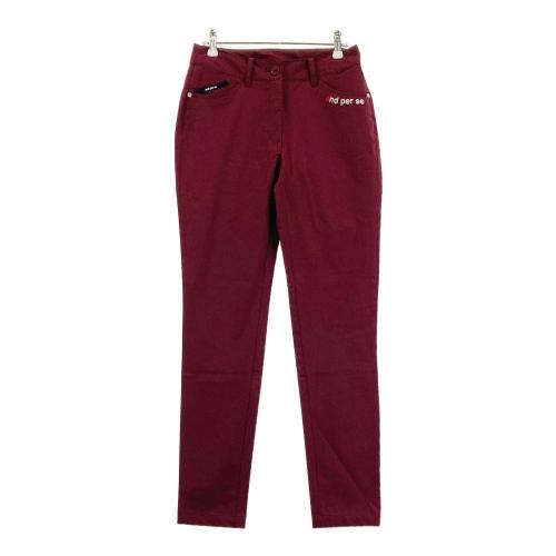 AND PER SE アンパスィ ストレッチパンツ グリーン系 サイズ：L