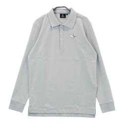 1PIU1UGUALE3 GOLF GRT204 長袖ポロシャツ グレー系 サイズ：4