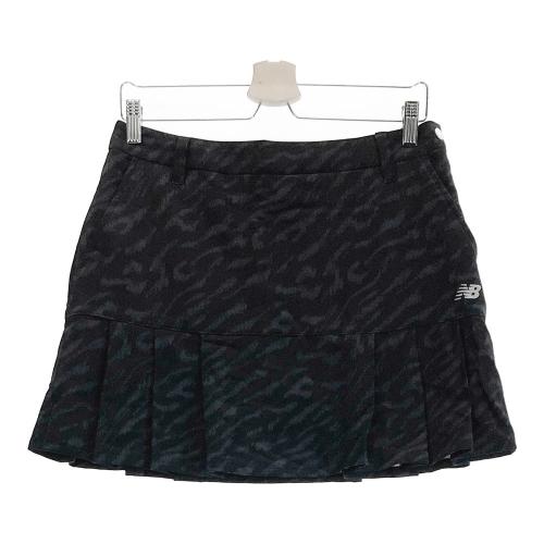 サイズ：2 NEW BALANCE GOLF ニューバランス 2022年 ニット プリーツスカート  ブラック系 [240101438963] ゴルフウェア レディース ストスト NEW BALANCE GOLF ニューバランス 2022年 ニット プリーツ