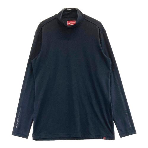 サイズ：4 NEW BALANCE GOLF ニューバランス  ハイネック長袖Tシャツ  ブラック系 [240101434009] ゴルフウェア メンズ ストスト サイズ：4 NEW BALANCE GOLF ニューバランス ハイネック長袖T