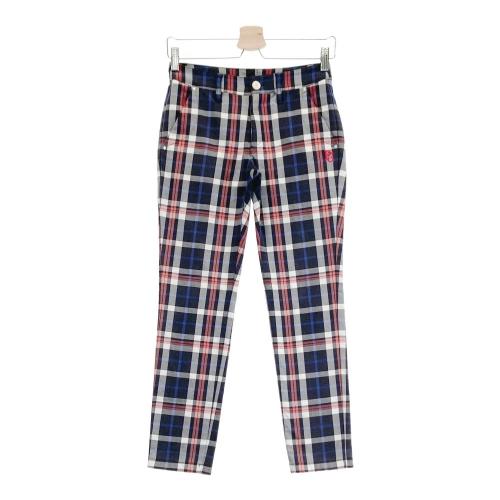 PEARLY GATES パーリーゲイツ ストレッチパンツ チェック柄 グレー系