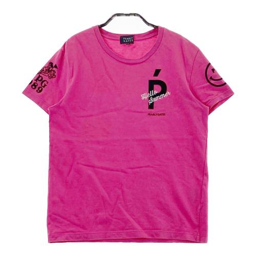 サイズ：1 PEARLY GATES パーリーゲイツ  半袖Tシャツ  ピンク系 [240101449558] ゴルフウェア レディース ストスト 楽天市場】PEARLY GATES パーリーゲイツ ノースリーブシャツ