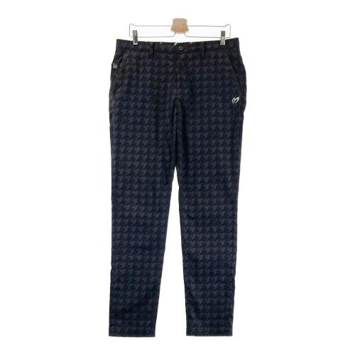 新品 パーリーゲイツ パンツ 千鳥柄 ネイビー Mサイズ（4）