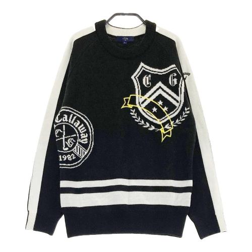 新品】PEARLY GATES 地柄ロゴ セーター タグ付サイズ5｜Yahoo