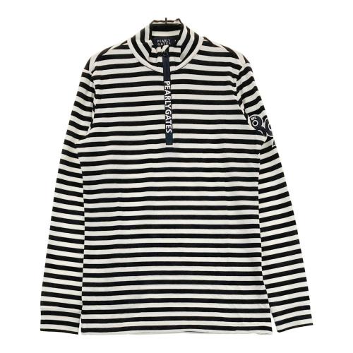 PEARLY GATES 長袖ハーフジップカットソー サイズ5 PEARLY GATES パーリーゲイツ ハーフジップ 長袖ニットTシャツ