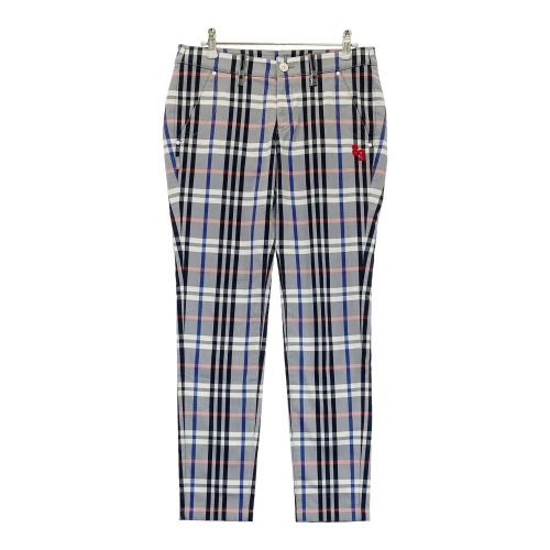 PEARLY GATES パーリーゲイツ 裏起毛パンツ チェック柄 グリーン系