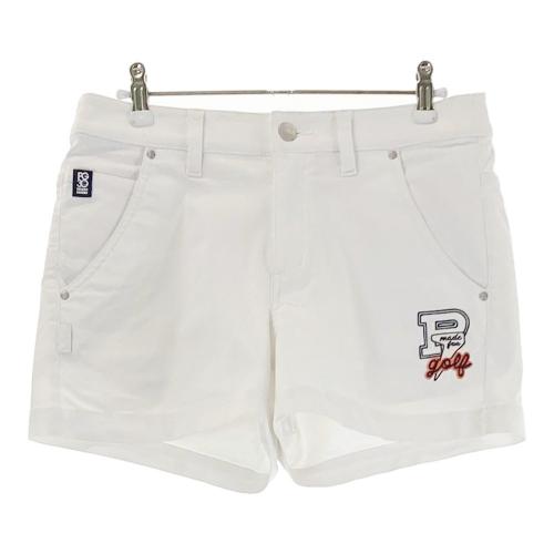 サイズ：0 PEARLY GATES パーリーゲイツ  ショートパンツ  ホワイト系 [240101283655] ゴルフウェア レディース ストスト PEARLY GATES パーリーゲイツ ショートパンツ ホワイト系 サイズ