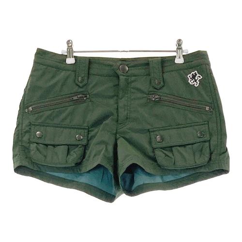 PEARLY GATES パーリーゲイツ迷彩柄ショートパンツ カモフラ柄 PEARLY GATES パーリーゲイツ ショートパンツ カモフラ柄 カーキ系