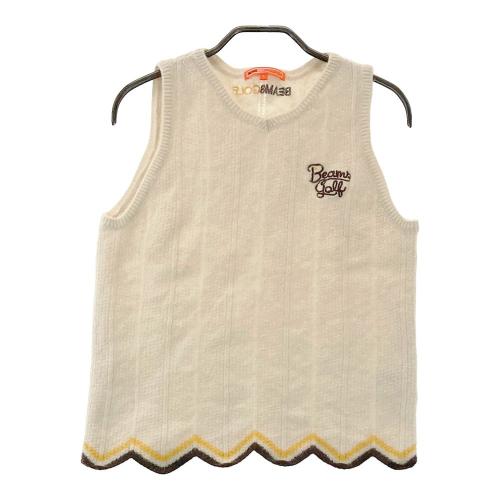 BEAMS GOLF ビームスゴルフ Vネックニットベスト ボーダー柄