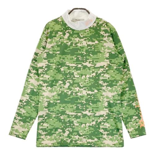 サイズ：4 RUSSELUNO ラッセルノ  裏起毛ハイネック長袖Tシャツ ルチャ  ブラック系 [240101417383] ゴルフウェア メンズ ストスト RUSSELUNO ラッセルノ 裏起毛ハイネック長袖Tシャツ ルチャ