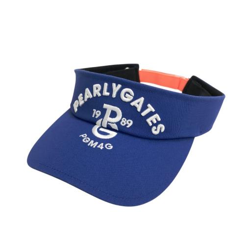 PEARLY GATES ピンク サンバイザー P-89 パーリーゲイツ サンバイザー ロゴ総柄 ホワイト系 ➕ サンバイザー