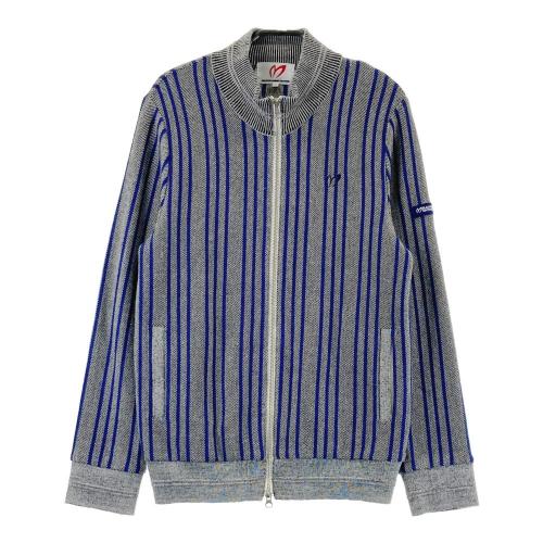 サイズ：4 CPG GOLF シーピージーゴルフ  切替 ニットジップジャケット  グレー系 [240101453272] ゴルフウェア メンズ ストスト CPG GOLF シーピージーゴルフ 切替 ニットジップジャケット