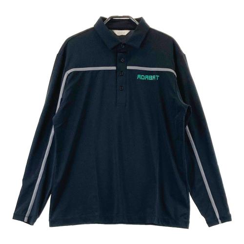 新品　adabat長袖ポロシャツ サイズ48 コットン100% 新品 adabat長袖ポロシャツ サイズ48 コットン100% 吸湿発熱