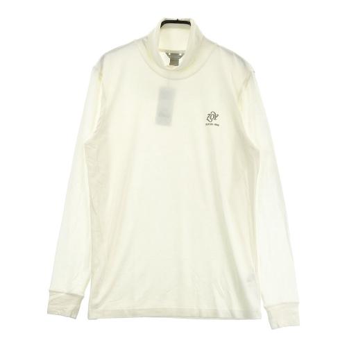 サイズ：3 ZOY ゾーイ  ハイネック 長袖Tシャツ  ホワイト系 [240101413474] ゴルフウェア メンズ ストスト ZOY ゾーイ ハイネック 長袖Tシャツ ホワイト系 サイズ：3