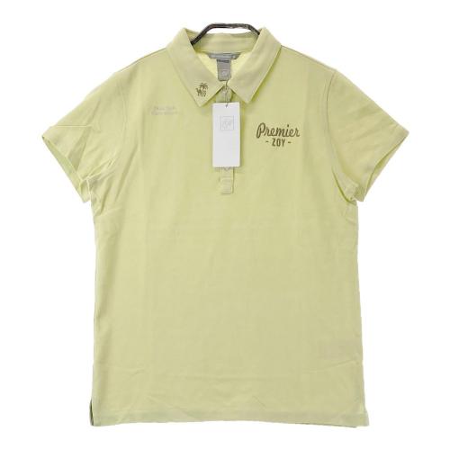 サイズ：38 ZOY ゾーイ 071642014 半袖ポロシャツ 総柄 グリーン
