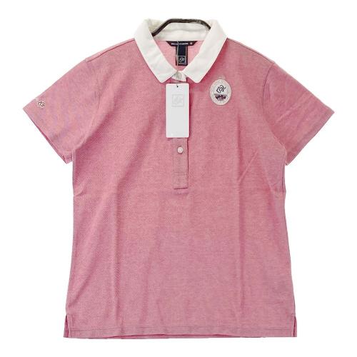 サイズ：38 ZOY ゾーイ 071694031 長袖ポロシャツ チェック レッド系 [240101416512] ゴルフウェア レディース ストスト ZOY ゾーイ 071694031 長袖ポロシャツ チェック レッド系 サイズ