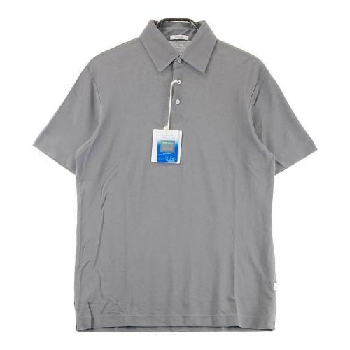サイズ：48 MOCO モコ 21-2221342 半袖ポロシャツ チェック グレー系 [240101416638] ゴルフウェア メンズ ストスト MOCO モコ 21-2221342 半袖ポロシャツ チェック グレー系 サイズ