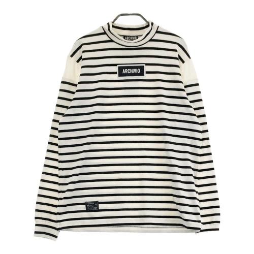 ARCHIVIO アルチビオ A429010 2024年 長袖ハイネックTシャツ ボーダー