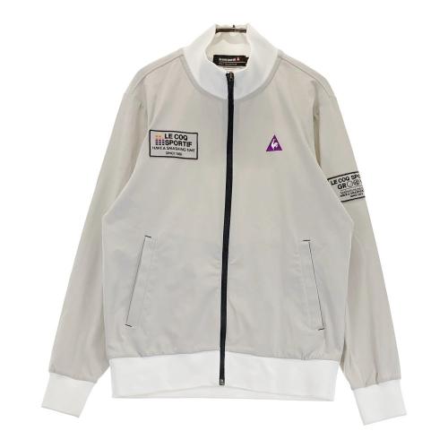 サイズ：M LE COQ GOLF ルコックゴルフ 2023年モデル ジップジャケット  グレー系 [240101421423] ゴルフウェア メンズ ストスト LE COQ GOLF ルコックゴルフ 2023年モデル ジップジャケット