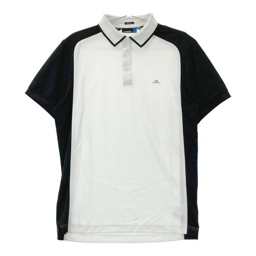 J.LINDEBERG ジェイリンドバーグ ハーフジップ 半袖 ポロシャツ S J.LINDEBERG ジェイリンドバーグ ハーフジップ 半袖ポロシャツ