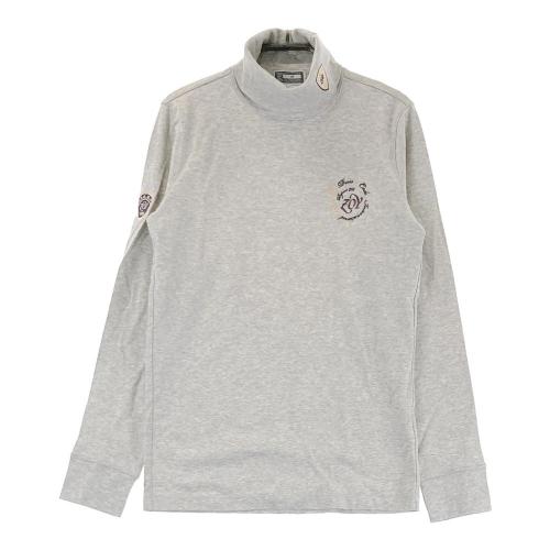 ZOY ゾーイ 071694020 長袖タートルネックTシャツ 総柄 ピンク系