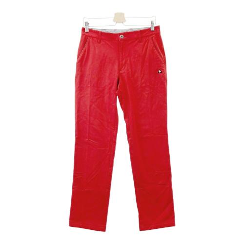 LE COQ GOLF ルコックゴルフ 裏起毛 ロングパンツ レッド系 サイズ：82