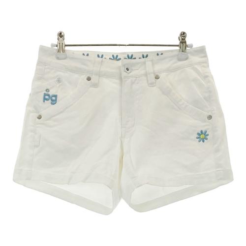435 パーリーゲイツ ストレッチ ショートパンツ ホワイト サイズ00 SS 435 パーリーゲイツ ストレッチ ショートパンツ ホワイト サイズ