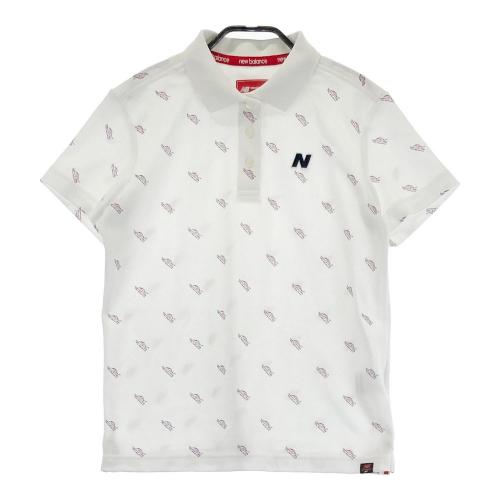サイズ：2 NEW BALANCE GOLF ニューバランス ; パイル地 フード付 ジャケット 総柄 ホワイト系 [240101446163] ゴルフウェア レディース ストスト NEW BALANCE GOLF ニューバランス ; パイル地 フード付