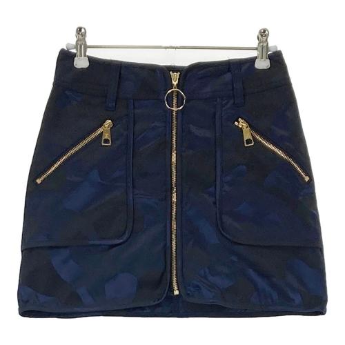 MARK&LONA ネイビー迷彩スカート サイズ36 ゴルフ スカート │ MARK