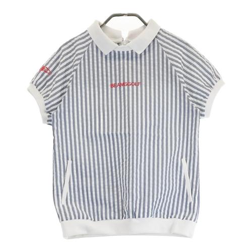 BEAMS GOLF ビームスゴルフ ニットベスト チェック ネイビー系 M