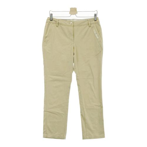 AND PER SE アンパスィ ストレッチロングパンツ 総柄 グレー系