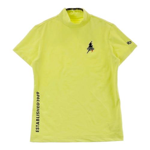 サイズ：1 PEARLY GATES パーリーゲイツ  ハイネック 半袖Tシャツ ボーダー柄 イエロー系 [240101479640] ゴルフウェア レディース ストスト PEARLY GATES パーリーゲイツ ハイネック 半袖Tシャツ ボーダー