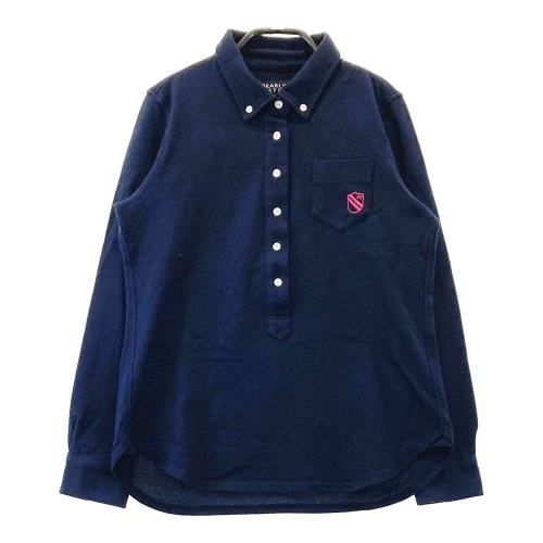 PEARLY GATES パーリーゲイツ 055-2261902 長袖ポロシャツ ネイビー系