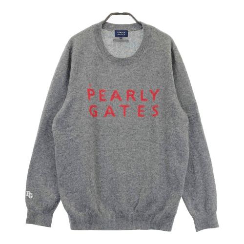 PEARLY GATES パーリーゲイツ カシミヤ ニットセーター グレー系