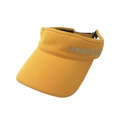 マークアンドロナ　サンバイザー未使用品 MARK&LONA マークアンドロナ サンバイザー イエロー系 ランク：A