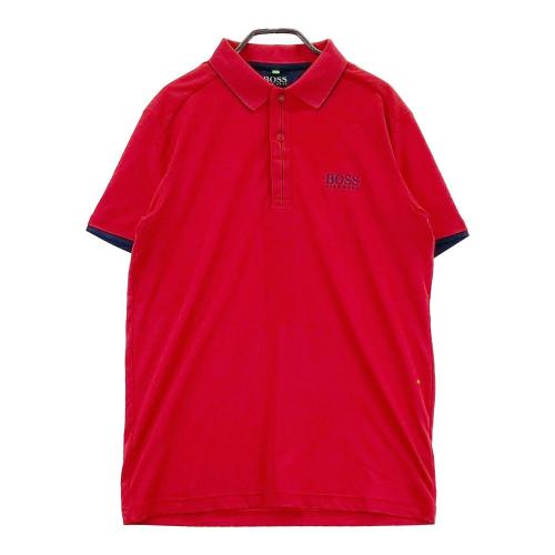 HUGO BOSS ヒューゴボス 半袖ポロシャツ 紺 ゴルフウェア メンズ HUGO BOSS GREEN ヒューゴ ボス グリーン 半袖ポロシャツ