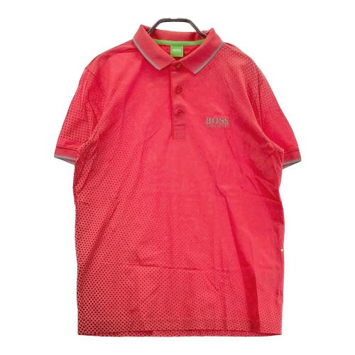 HUGO BOSS GREEN ヒューゴ ボス グリーン 半袖ポロシャツ ドット総柄 