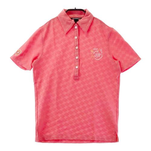 サイズ：40 ZOY ゾーイ 071624021 長袖ハイネックTシャツ ボーダー ピンク系 [240101416528] ゴルフウェア レディース ストスト サイズ：40 ZOY ゾーイ 071624021 長袖ハイネックTシャツ