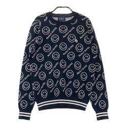 超美品】パーリーゲイツ セーター 黒×ライトブラウン 一部
